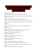 CLEST Basic Law Enforcement Auxiliary &NewLine;Study Guide based on the updated &NewLine;2026&sol;2027 syllabus 