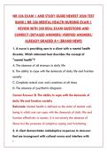 NR 326 EXAM 1 & STUDY GUIDE LATEST 2026 TEST BANK &vert; 200&plus; REAL PSYCHIATRIC NURSING QUESTIONS & VERIFIED ANSWERS &vert; CHAMBERLAIN NR326&NewLine;&NewLine;