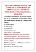 NSE 211 FINAL EXAM LATEST 2026 TEST BANK &vert; 200&plus; REAL NURSING FUNDAMENTALS QUESTIONS & VERIFIED ANSWERS &vert; WOUND CARE&comma; MED ADMIN&comma; URINARY&sol;BOWEL ELIMINATION&comma; RESPIRATORY&comma; NEUROLOGICAL&NewLine;&NewLine;