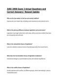 JURI 2990 Exam 3 Actual Questions and Correct Answers&vert; Newest Update