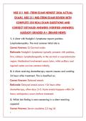 NSE 211 MIDTERM EXAM LATEST 2026 TEST BANK &vert; 200&plus; REAL MEDICAL-SURGICAL NURSING QUESTIONS & VERIFIED ANSWERS &vert; ONCOLOGY&comma; FLUID&sol;ELECTROLYTES&comma; CARDIAC&comma; RESPIRATORY&comma; ENDOCRINE&comma; RENAL&comma; GI&comma; NEURO&comma; CRITICAL CARE&NewLine;&NewLine;
