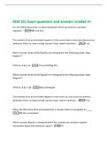 EEM 251 Exam questions and answers Graded A&plus;
