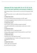 &lpar;Element &num;7&rpar; Key Topics &num;39&comma; 40&comma; 41&comma; 42&comma; 43&comma; 44&comma; 45&comma;&NewLine;46&comma; 47&comma; 48&comma; Exam questions and answers Graded A&plus;
