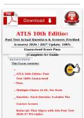 ATLS 10th Edition Post-Test Practice Questions and Answer Guide 2026&ndash;2027