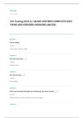 ATI EXAM A&plus; GRADE ASSURED COMPLETE SOLUTIONS AND VERIFIED ANSWERS