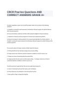 CRCR Certification Practice Questions and Revenue Cycle Review Guide