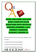 Excel IKM Exam Questions and Answers &lpar;400&plus; Q&A&rpar; &vert; VLOOKUP&comma; XLOOKUP&comma; Pivot Tables&comma; Power Query & Excel Functions Review 2025&sol;2026 &vert; Microsoft Excel Skills Certification