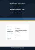BAN5902 Assignment 1 Due 30 June 2026 &vert;Banking Law 2&vert;
