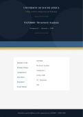 SAN2602 Assignment 1 Solutions Due 25 May 2026 &vert;Structural Analysis&vert;