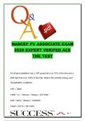 NABCEP PV Associate Exam Questions and Answers &lpar;500&plus; Q&A&rpar; &vert; Solar PV Design&comma; Inverters&comma; MPPT&comma; Battery Systems & NEC Electrical Safety Review 2026 &vert; Renewable Energy Certification