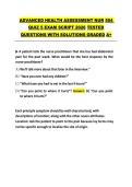 NUR Health Assessment Exam &ndash; 90&plus; Q&As on History Taking&comma; Skin Lesions&comma; HEENT&comma; Lungs&comma; Heart & Abdomen 2026&sol;2027 &lpar;THE ULTIMATE GUIDE&rpar;&NewLine;&NewLine;