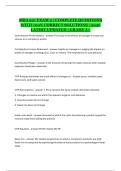 MBA 621 &ndash; Exam 2 Practice Questions and Solutions Study Guide &lpar;2026&rpar;