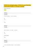 Portage Learning Pathophysiology Final Exam &ndash; All Modules Q&A with Correct Answers 2026&sol;2027 &lpar;THE ULTIMATE GUIDE&rpar;&NewLine;&NewLine;