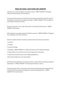 BNAD 301 EXAM 1 QUESTIONS AND ANSWERS