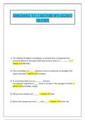 BIOMECHANICS TEST 3 QUESTIONS WITH ACCURATE SOLUTIONS