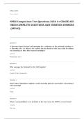 NMLS safe mortgage loan originator EXAM A&plus; GRADE ASSURED COMPLETE SOLUTIONS AND VERIFIED ANSWERS