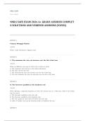 NMLS safe mortgage loan originator EXAM A&plus; GRADE ASSURED COMPLETE SOLUTIONS AND VERIFIED ANSWERS
