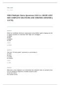 NMLS safe act EXAM A&plus; GRADE ASSURED COMPLETE SOLUTIONS AND VERIFIED ANSWERS