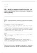 NMLS safe mortgage loan originator EXAM A&plus; GRADE ASSURED COMPLETE SOLUTIONS AND VERIFIED ANSWERS