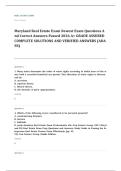 real estate law EXAM A&plus; GRADE ASSURED COMPLETE SOLUTIONS AND VERIFIED ANSWERS