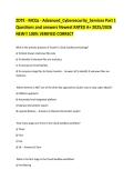 ZDTE &ndash; Advanced Cybersecurity Services Part 1 MCQs Questions & Answers &lpar;100&percnt; Verified&rpar; 2025&sol;2026 Study Guide