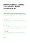 MSN 671 NEI GLOBAL VIDEO ASSESSMENT&NewLine;SCRIPT 2026 VERIFIED ANSWERS&NewLine;COMPREHENSIVE REVIEW