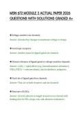 MSN 672 MODULE 3 ACTUAL PAPER 2026&NewLine;QUESTIONS WITH SOLUTIONS GRADED A&plus;