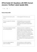 HFMA Guide 2&period;0 &vert; Questions with 100&percnt; Correct&NewLine;Answers &vert; Verified &vert; Latest Update 2026