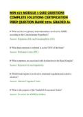 MSN 672 MODULE 3 QUIZ QUESTIONS&NewLine;COMPLETE SOLUTIONS CERTIFICATION&NewLine;PREP QUESTION BANK 2026 GRADED A&plus;