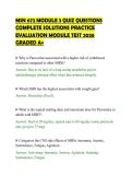 MSN 672 MODULE 3 QUIZ QUESTIONS&NewLine;COMPLETE SOLUTIONS PRACTICE&NewLine;EVALUATION MODULE TEST 2026&NewLine;GRADED A&plus;