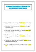FF2 &lpar;NATIONAL&rpar;&colon; IFSTA ESSENTIALS OF FIREFIGHTING&colon;  EXAM PREP QUESTIONS WITH CORRECT ANSWERS&period; 