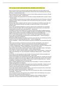 SPMT 262 QUIZ 3 STUDY GUIDE QUESTIONS WELL ANSWERED LATEST UPDATE 2026