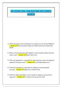 FIRE SCIENCE FINAL EXAM QUESTIONS WITH CORRECT ANSWERS