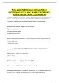 NSG 3600 &ndash; Pediatric Nursing Exam 1 Practice Questions and Solutions Study Guide &lpar;2026&rpar; &ndash; Galen College of Nursing