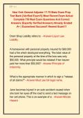 New York General Adjuster 17-70 State Exam Prep &NewLine;Test Bank &vert;&vert;Verified Exam&excl;&excl;&vert;&vert; Most Recent Exam Actual &NewLine;Complete 750 Real Exam Questions And Correct &NewLine;Answers &lpar;Expertly Verified Answers&rpar; Already Graded &NewLine;A&plus; &vert; Guaranteed Success&excl;&excl; Newest Exam&excl;&excl;&excl; 