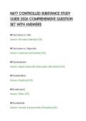 N677 CONTROLLED SUBSTANCE STUDY&NewLine;GUIDE 2026 COMPREHENSIVE QUESTION&NewLine;SET WITH ANSWERS