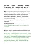 N5350 ROLES FINAL COMPETENCY REVIEW&NewLine;2026 MOCK TEST COMPLETE KEY INSIGHTS