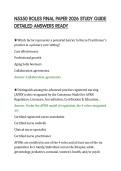 N5350 ROLES FINAL PAPER 2026 STUDY GUIDE&NewLine;DETAILED ANSWERS READY&NewLine;