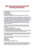 NURS 170 Clotting &num;1-5 &lpar;HESI Concept&rpar; NCLEX Exam With Complete Solutions