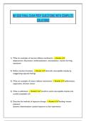 NR 668 FINAL EXAM PREP QUESTIONS WITH COMPLETE SOLUTIONS 