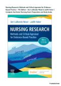 Nursing Research&colon; Methods and Critical Appraisal for Evidence-Based Practice &ndash; 11th Edition &ndash; Geri LoBiondo-Wood & Judith Haber &vert; Complete Test Bank &lpar;All Chapters&rpar; &vert; Practice Questions & Answers &period;
