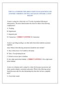 VIRTUAL ATI PREDICTOR GREEN LIGHT EXAM QUESTIONS AND ANSWERS &lpar;VERIFIED AND WELL DETAILED ANSWERS&rpar; LATEST 2026-2027 