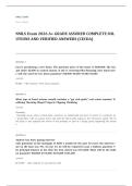 NMLS safe mortgage loan originator EXAM A&plus; GRADE ASSURED COMPLETE SOLUTIONS AND VERIFIED ANSWERS