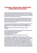 Preeclampsia - HESI Case Study - NRSG376 Exam Questions With Accurate Answers