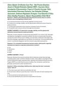 Claims Adjuster Certification Exam Prep &ndash; Real Practice Questions&comma; Answers & Detailed Rationales &lpar;Updated 2026&rpar;  &vert; Insurance Claims Investigation & Documentation&comma; Property & Casualty Coverage&comma; Policy Interpretation & Insurance Contracts&comma; Loss Estimation &