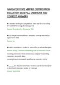 NAVIGATOR STATE VERIFIED ACTUAL SCRIPT&NewLine;2026 COMPLETE QUESTIONS AND CORRECT&NewLine;ANSWERS GRADED A&plus;