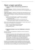 Open Vragen Genetica &vert; Diergeneeskunde &vert; UA &vert; 2024&sol;25