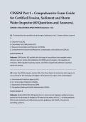  CESSWI Part 1 &ndash; Comprehensive Study Guide for Certified Erosion&comma; Sediment and Storm Water Inspector &lpar;60 Questions and Answers&rpar;