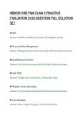 NEBOSH HSE PSM EXAM 2 PRACTICE&NewLine;EVALUATION 2026 QUESTION FULL SOLUTION&NewLine;SET&NewLine;