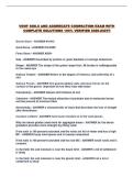 VDOT SOILS AND AGGREGATE COMPACTION EXAM WITH COMPLETE SOLUTIONS 100&percnt; VERIFIED 2026-2027&excl;&excl;